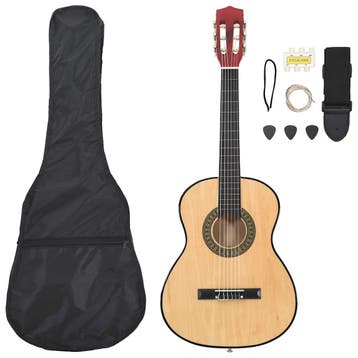 vidaXL 8-delige Gitaarset klassiek beginner 3/4 36, Verzenden, Nieuw