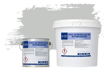 Wixx 2K Epoxy AQ 750 Betoncoating RAL 7035 | Lichtgrijs, Verzenden