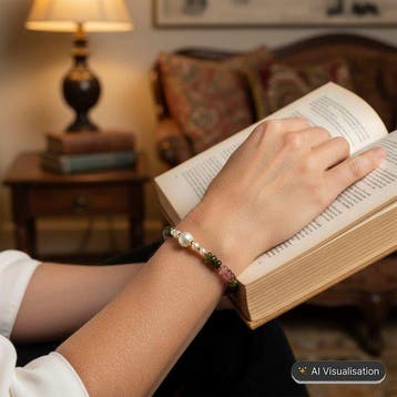 Zonder minimumprijs - Armband - 18 karaat Geel goud Parel -, Nieuw