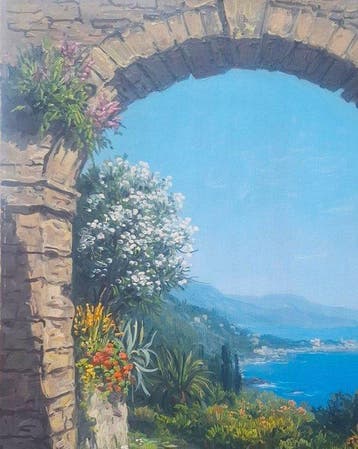 École néerlandaise (XIX) - Paesaggio costiero