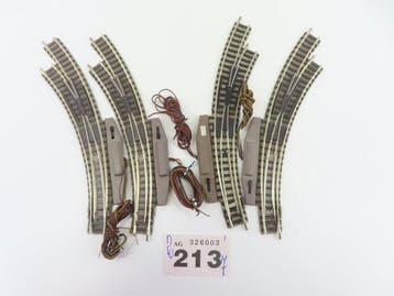 Fleischmann N - 9174/9175 - Voie ferrée pour trains, Nieuw