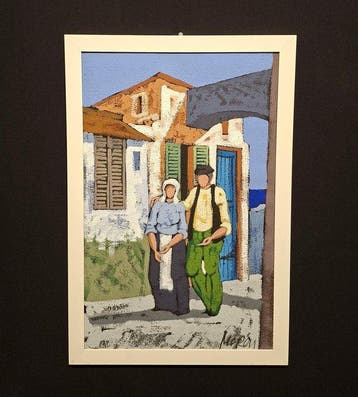 Italiaanse school (XX) - Contadini
