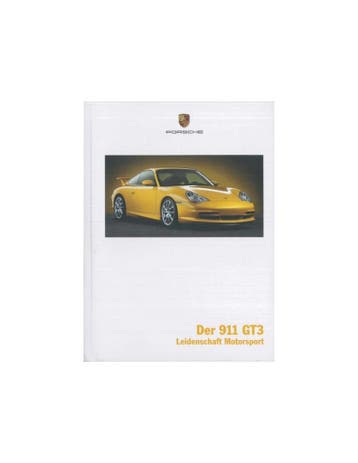 2003 PORSCHE 911 GT3 HARDCOVER BROCHURE DUITS, Ophalen of Verzenden