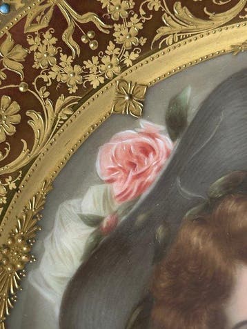 Wandbord - An Impressive 19th Century Royal Vienna Style