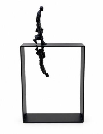 sculptuur, ***Reflection*** - 29 cm - Metaal