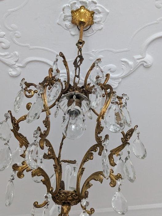 Lampe à suspendre - Cristal, Antiquités & Art, Antiquités | Autres Antiquités