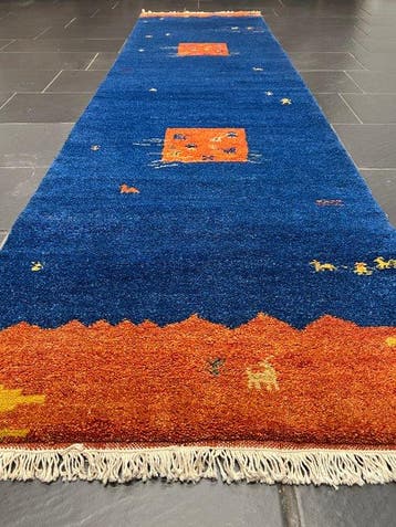 Gabbeh - Vloerkleed - 300 cm - 80 cm, Nieuw