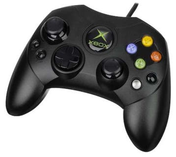 Microsoft Xbox Classic S Controller Zwart + Breakaway Kab..., Consoles de jeu & Jeux vidéo, Consoles de jeu | Xbox Original, Ophalen of Verzenden