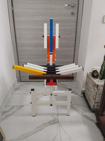 Anacleto Spazzapan - Stoel - Aluminium