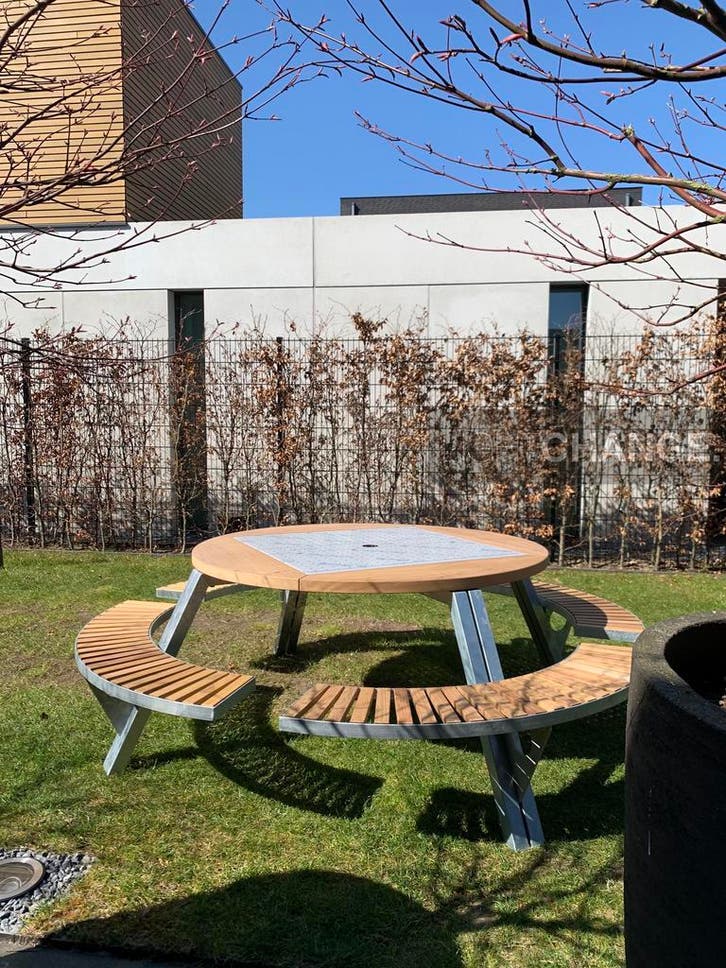 Extremis Gargantua picknicktafel tuintafel of ander model, Tuin en Terras, Tuintafels, Rond, Zo goed als nieuw, Hout