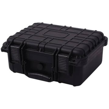 vidaXL Beschermende materiaalkoffer 35x29,5x15 cm zwart, Verzenden, Nieuw
