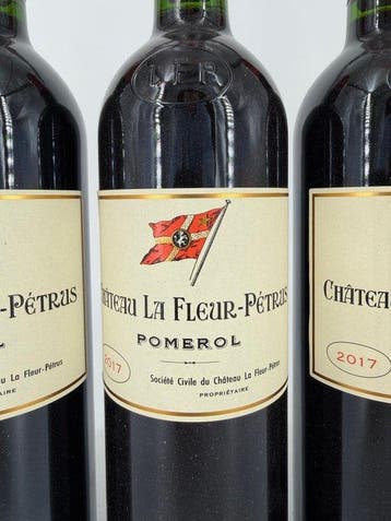 2017 Chateau La Fleur-Petrus - Bordeaux, Pomerol - 3 Flessen, Nieuw