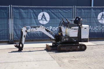 Veiling: Minigraver Bobcat E10 Elektrisch + Diesel 7.5kW 201, Ophalen