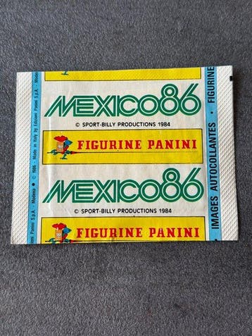 1986 Panini World Cup Stickers Originele verpakking, Panini, Nieuw