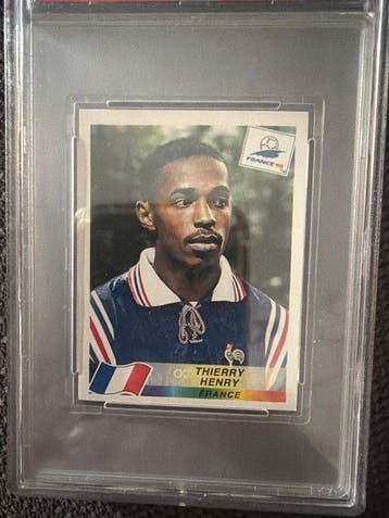 Panini Thierry Henry - PSA 6 Graded sticker, Nieuw