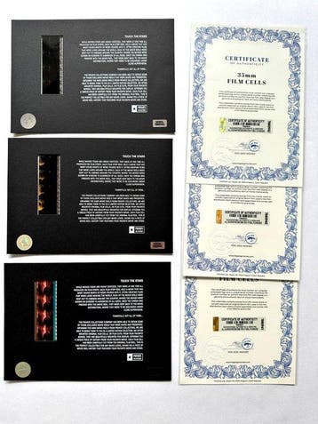 The Fast and the Furious – Rare Set of 3 Mounted 35mm Film, Nieuw