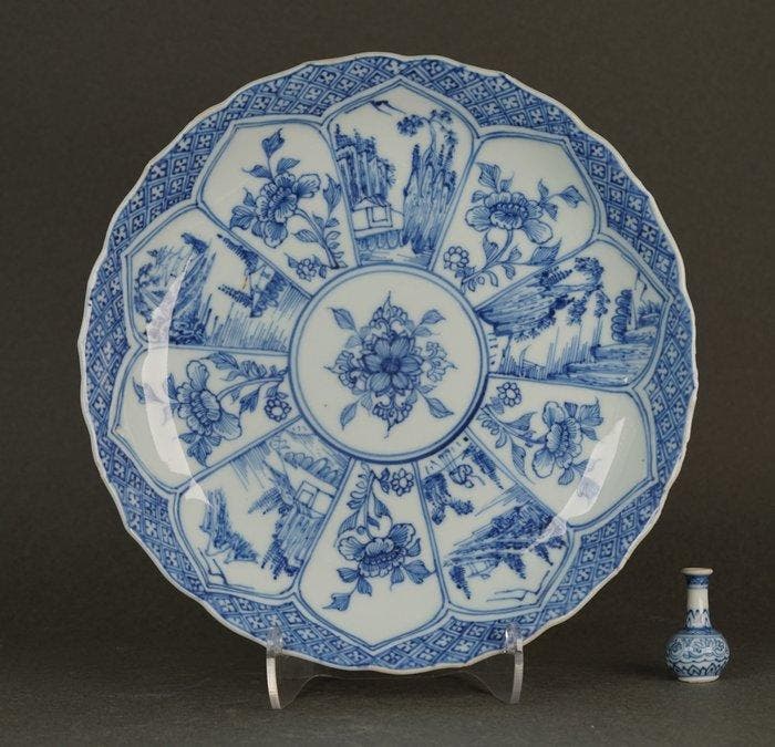 Kangxi (1662-1722) - Bord - Taoist Scholars in Amazing, Antiquités & Art, Antiquités | Autres Antiquités