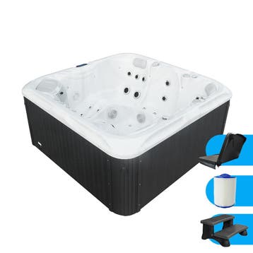 Spa Supra | 5 persoons | Jacuzzi | 200 x 200 x 91 cm, Tuin en Terras, Ophalen, Nieuw, Vast