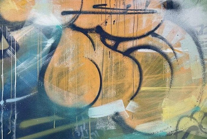 Shong (1989) - Cascade, Antiek en Kunst, Kunst | Schilderijen | Modern