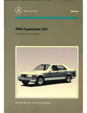 1993 MERCEDES BENZ C KLASSE WERKPLAATSHANDBOEK DUITS