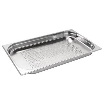 GN-Bak | RVS | 1/1 GN | Hoogte 40mm | Geperforeerd |, Zakelijke goederen, Verzenden, Nieuw in verpakking