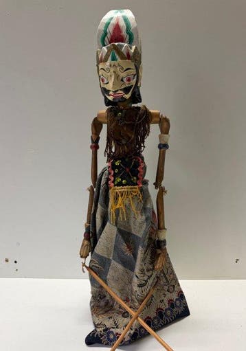 Wayang golek (6) - Bois, poussière - 1950-1960, Antiek en Kunst