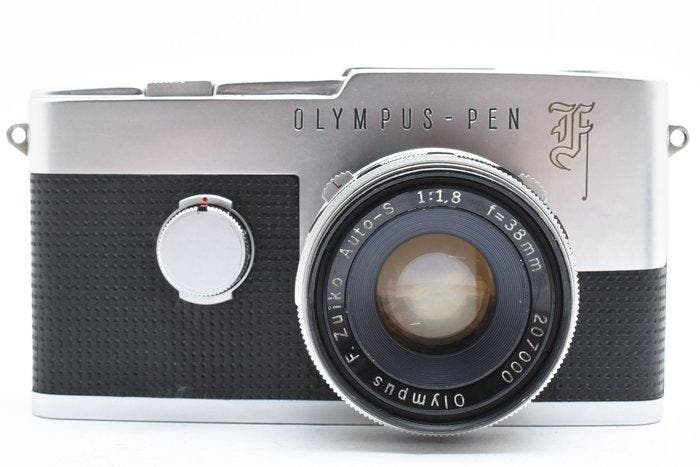 Olympus PEN F Half Frame + F.Zuiko Auto S 1,8/38mm |, TV, Hi-fi & Vidéo, Appareils photo analogiques