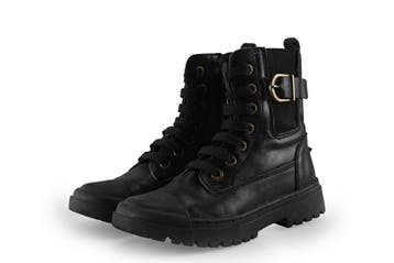 Shoesme Veterboots Meisjes in maat 28 Zwart, Kinderen en Baby's, Verzenden, Jongen of Meisje, Schoenen, Zo goed als nieuw