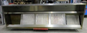 RVS Afzuigkap, Boxmodel, B300 x D95 x H40 cm, zonder motor, Nieuw in verpakking