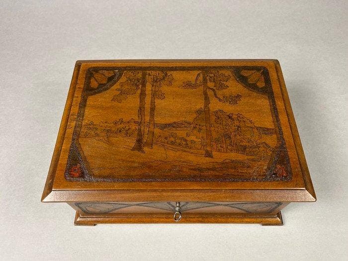 Boîte à bijoux - Bois, Antiquités & Art, Art | Objets design