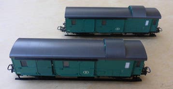 Märklin H0 - 4115 - Modeltrein goederenwagon (2) - Twee, Hobby en Vrije tijd, Nieuw