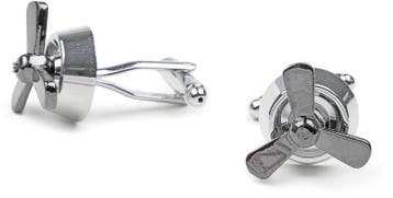 Manchetknoop Propellers Zilver maat  Heren, Bijoux, Sacs & Beauté, Boutons de manchette, Verzenden