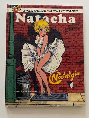 Natacha - Nostalgia + dédicace - C - 1 Album - Eerste druk -, Livres