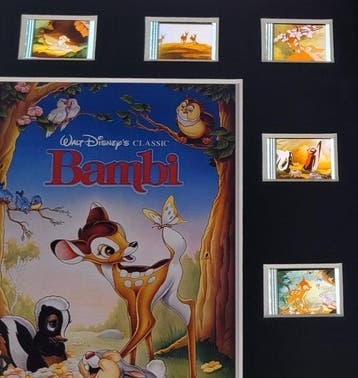 Bambi - Framed Film Cell Display with COA