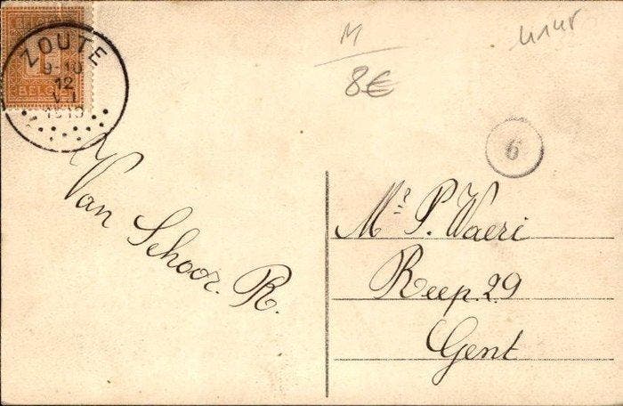 Belgique - Côte belge - Knokke - Carte postale (119) -, Collections, Cartes postales | Étranger