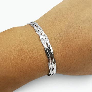 Zilver - Armband - handgemaakt