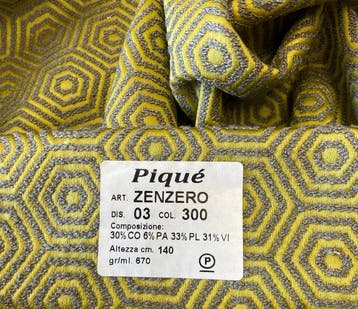 PIQUE  - Prachtige jacquard-meubelstof met geometrisch
