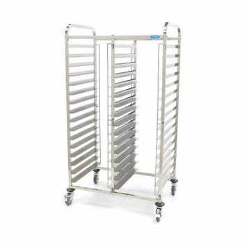 Regaalwagen | RVS constructie | 2x 16 etages |, Verzenden, Nieuw in verpakking