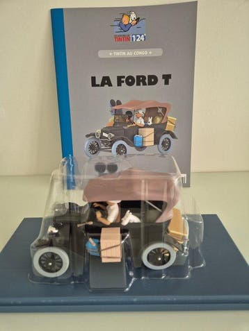 collection Hachette 1/24 - Modelauto - N°5 - La Ford T noire, Nieuw