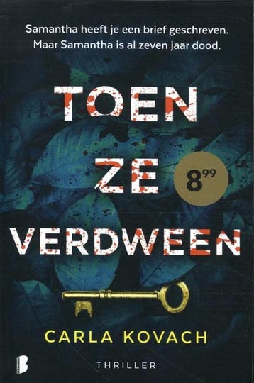 Toen ze verdween / Gina Harte / 4 9789022598627 Carla Kovach, Boeken, Verzenden, Zo goed als nieuw, Carla Kovach