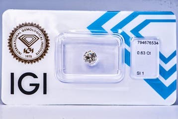 Zonder minimumprijs - 1 pcs Diamant (Natuurlijk gekleurd) -, Nieuw