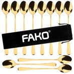 Fako Bijoux - 12 Lange Lepels - Latte Macchiato - Longdrink, Huis en Inrichting, Verzenden, Nieuw