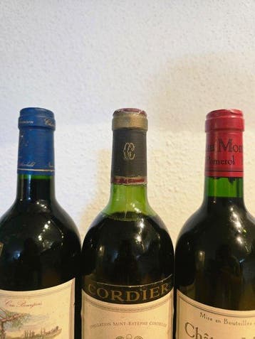 1982 Château Meyney 1990 Château Montviel & 1995 Château, Nieuw