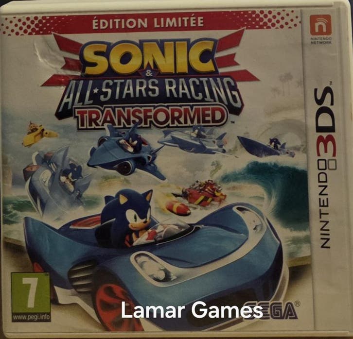 Sonic and Sega All-stars Racing transformed (Nintendo DS, Games en Spelcomputers, Spelcomputers | Sega, Ophalen of Verzenden