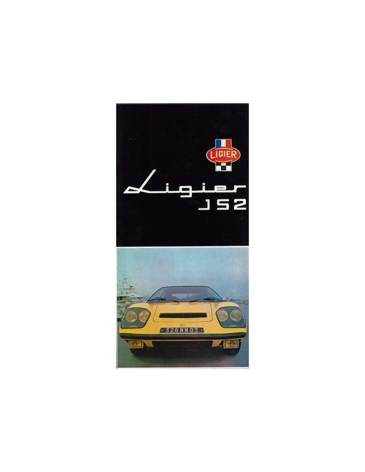 1974 LIGIER JS2 BROCHURE FRANS, Livres, Autos | Brochures & Magazines, Enlèvement ou Envoi