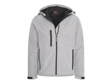 Veiling - Cappuccino Italia Softshell Hood Jacket Grijs - M, Nieuw