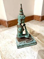 Saraswati, déité musicienne - Bronze - Thaïlande - Fin du