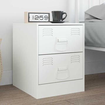 vidaXL Kast Handvatten 12 st Wit 85 x 45 mm Metaal, Verzenden, Nieuw