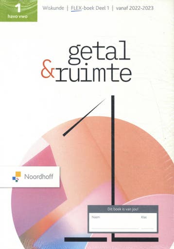 Getal & Ruimte 13e ed havo/vwo 1 FLEX leerboek 1+2, Boeken, Verzenden, Zo goed als nieuw