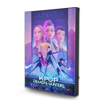 KPop Demon Hunters Canvas Print met Licht, Collections, Ophalen of Verzenden